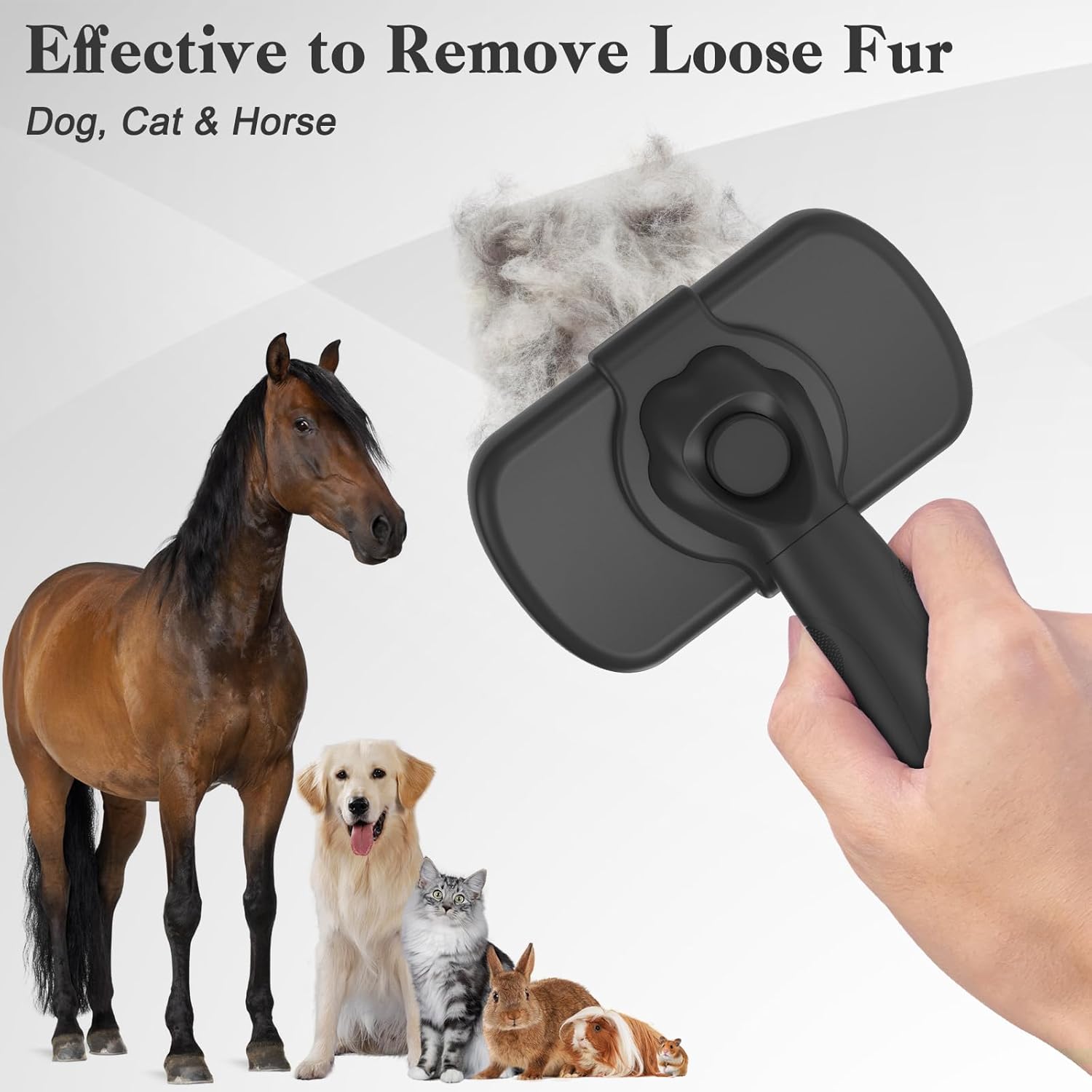 Self Cleaning Shedding Brush