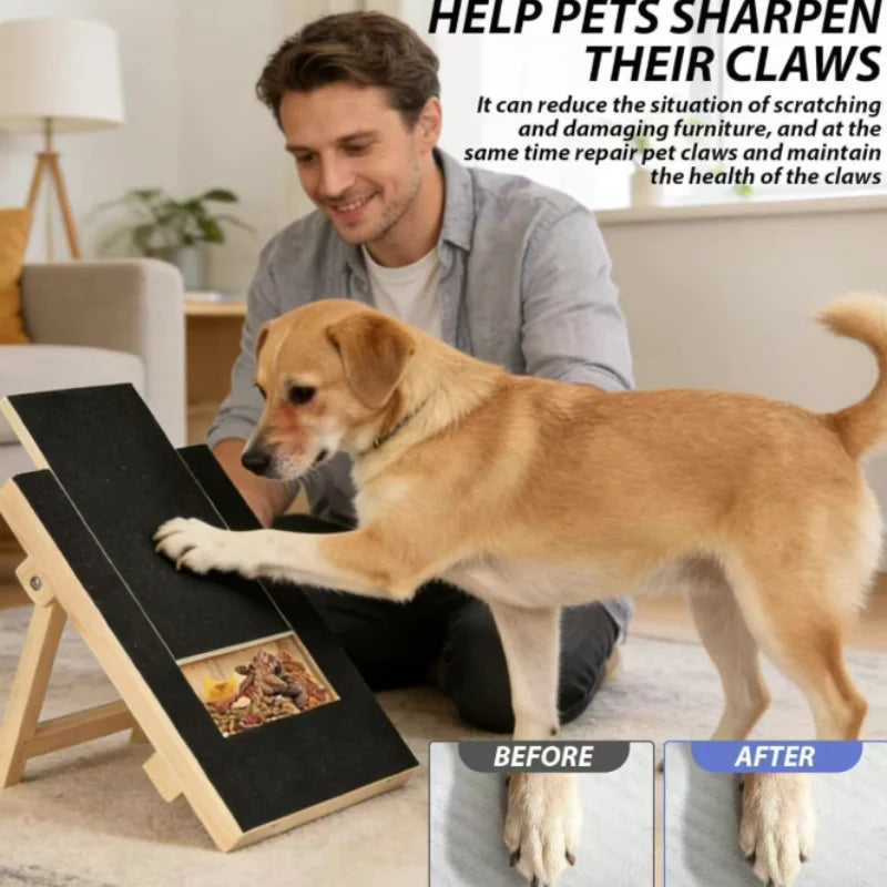 Wooden Pets Nail Scratching Toy